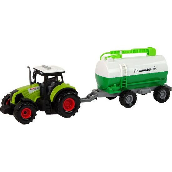 Traktor pro děti s cisternou Tank Car Farm