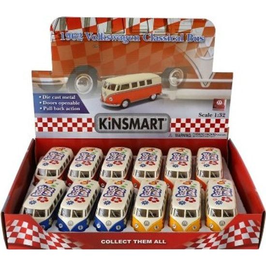 Autobus Kinsmart VW Classical - mix 4 barvy