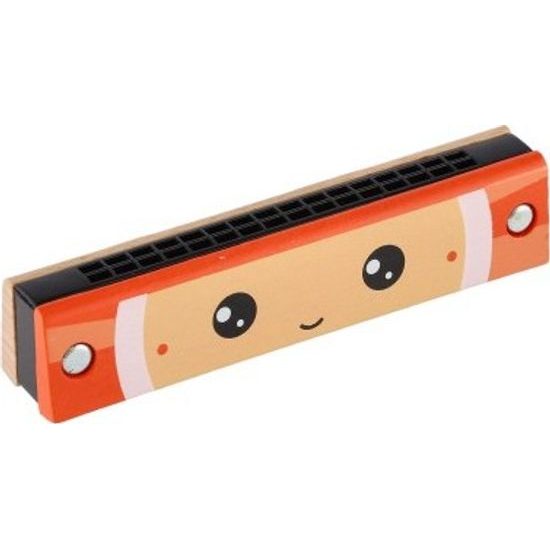 Harmonika dřevěná - mix 4 barvy