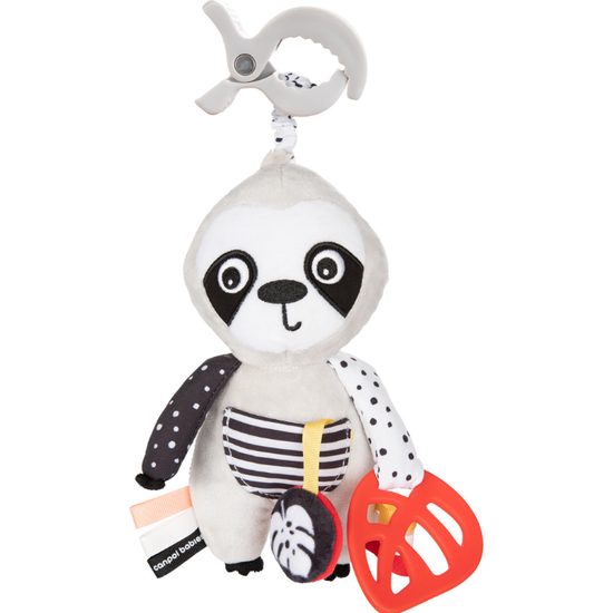 CANPOL babies Senzorická interaktivní závěsná hračka LENOCHOD s klipem BabiesBoo
