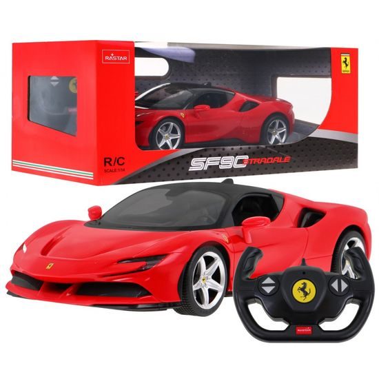 Rastar auto na dálkové ovládání Ferrari SF90 Stradale 1:14 červené