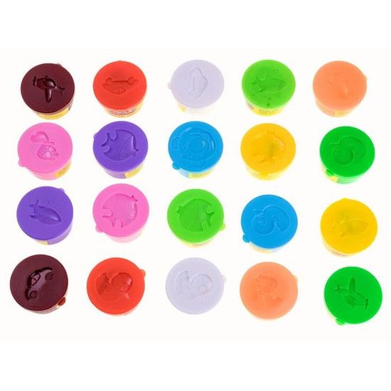 Majlo Toys modelovací plastelína pro děti 10 barev Color Doh