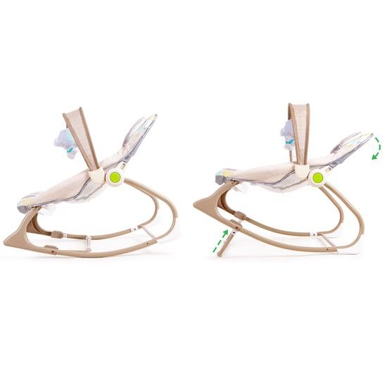 Ecotoys kojenecké lehátko 3v1 s vibracemi a hudbou Animal 11