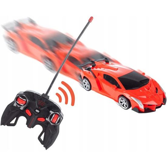 Robot transformer 2v1 Robocar 1:18 červený