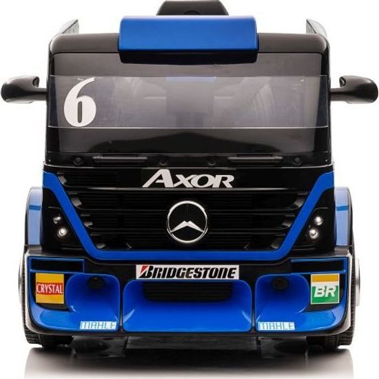 Elektrické auto Mercedes XMX622B Navy Blue LCD + návěs