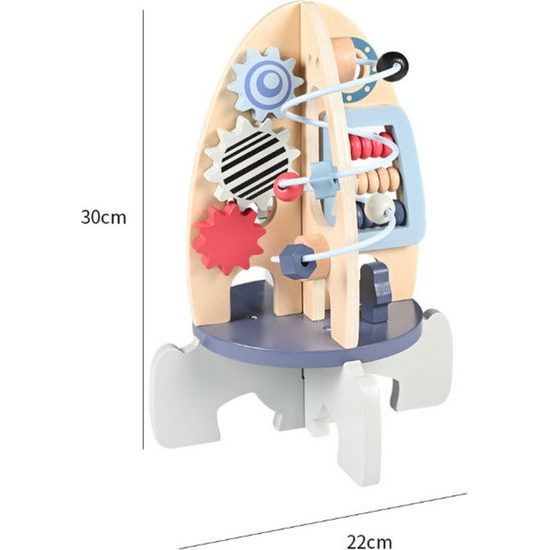 Dřevěná vzdělávací raketa