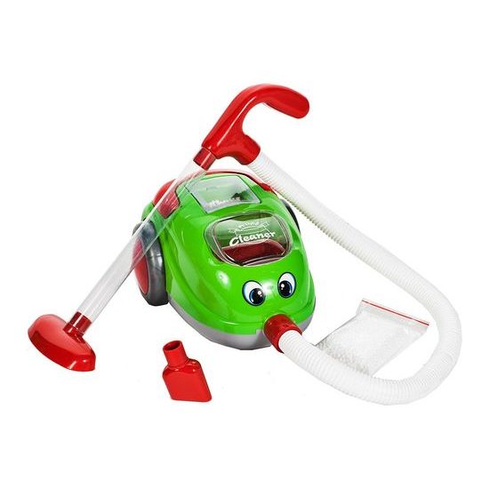 Dětský vysavač na baterie se světlem Little Cleaner zelený