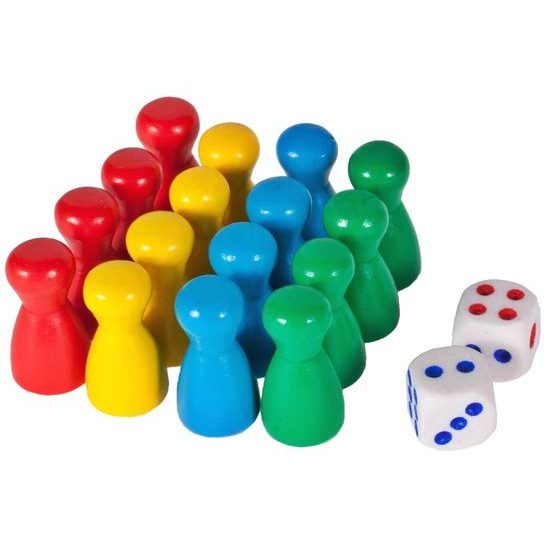 Dřevěná edukační kostka s labyrintem Activity Cube 8v1