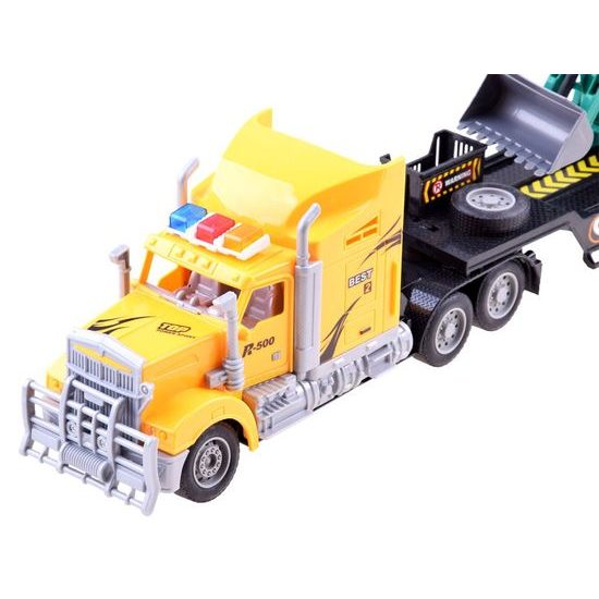 Nákladní autíčko s traktorem na dálkové ovládání R500 Truck žluté