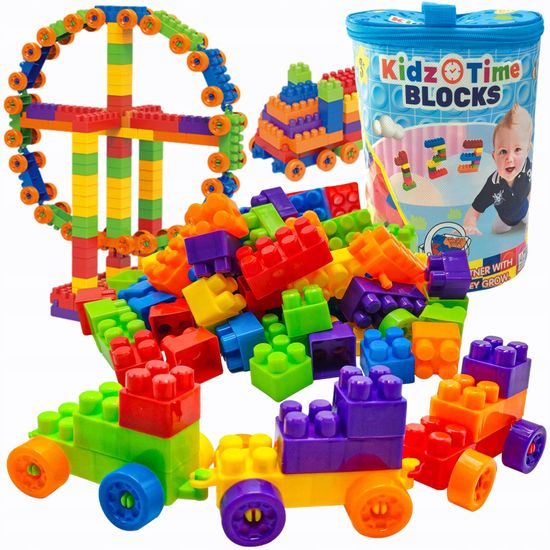 Doris dětská konstrukční stavebnice Time Blocks 400 dílků