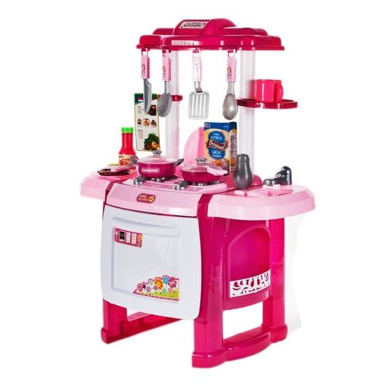 Detská kuchynka so zvukmi a svetlom Interest Kitchen - ružová