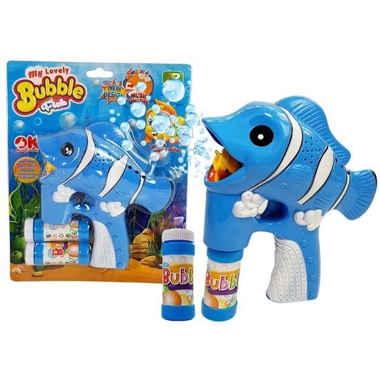Majlo Toys bublifuk na baterie Rybka modrá