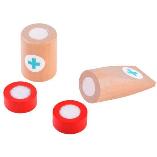 Dřevěná souprava Malý doktor 9 součástí