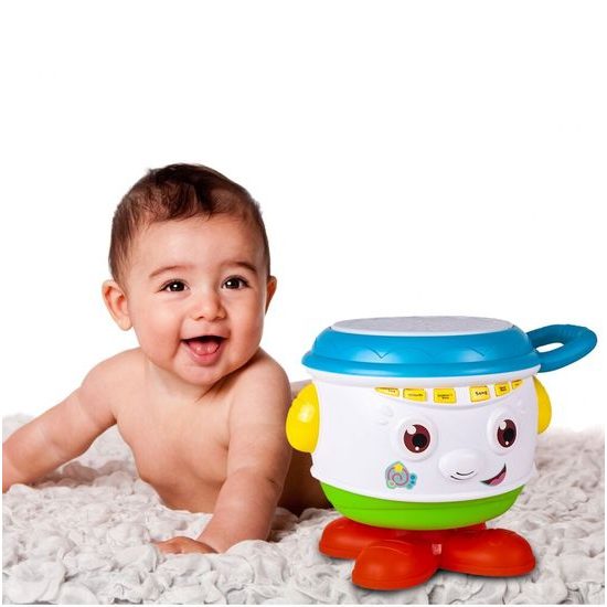 Interaktivní bubínek se zvuky a světly Music Drum