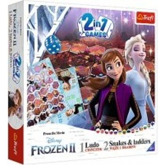 Soubor her 2v1 Člověče, nezlob se, Hadi a žebříky Frozen II/Ledové království II