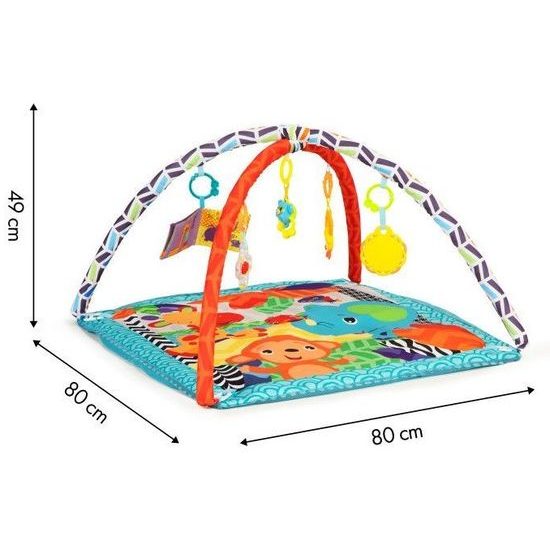 Ecotoys hrací deka 2v1 s 18 míčky Play Ball modrá