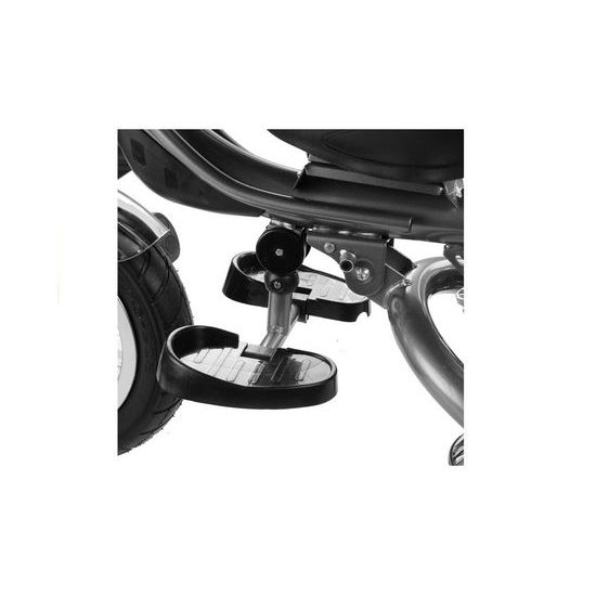 Majlo Toys tříkolka 2v1 s nafukovacími koly PRO600 černá