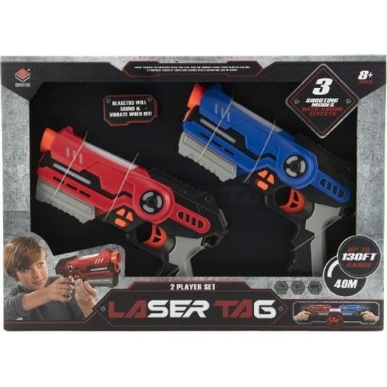 Pistole 2ks laser game - na baterie
