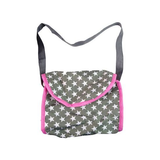 Alice kočárek pro panenky kombinovaný 5246W šedo-růžová