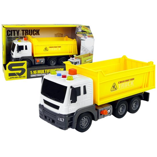 Nákladní auto pro děti se světly a zvuky City Truck 1:16