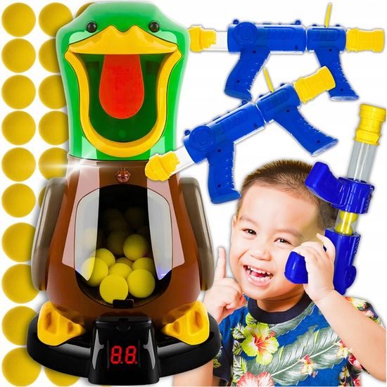 Dětská hra Hladová kachna - střelba na cíl