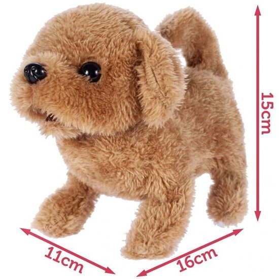 Plyšový pejsek na baterie Pudl