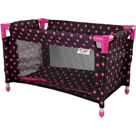 SMONTOVÁNO Alice postýlka pro panenku 7701 černá