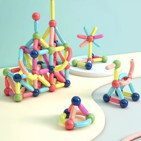 Magnetická stavebnice Magnetic Sticks 128 dílků