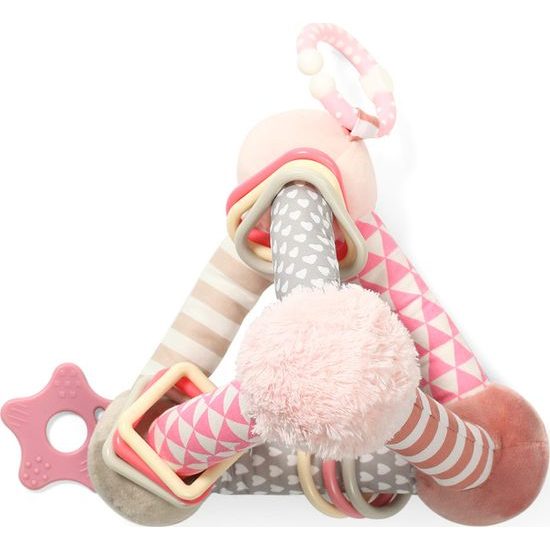 Edukační hračka Baby Ono pyramida Tiny Yoga pink