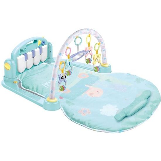 Haunger hrací deka s piankem Fitness Frame modrá