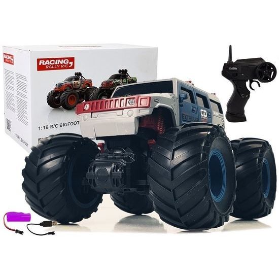 Auto na dálkové ovládání Bigfoot šedé 1:18