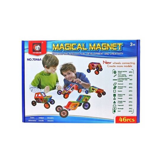 Doris magnetická stavebnice Magical Magnet 46 dílů