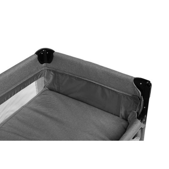Dětská cestovní postýlka CARETERO ESTI se stahovací bočnicí graphíte