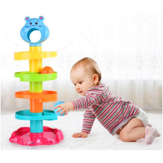 Naučná skluzavka s míčky Hrošík