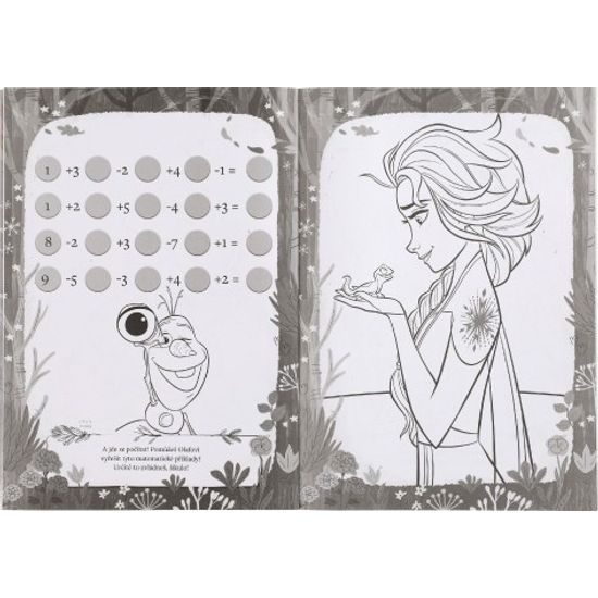 Omalovánky se samolepkami Ledové království/Frozen