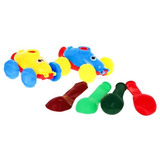 Odpalovač autíček s nafukovacími balónky Power Car