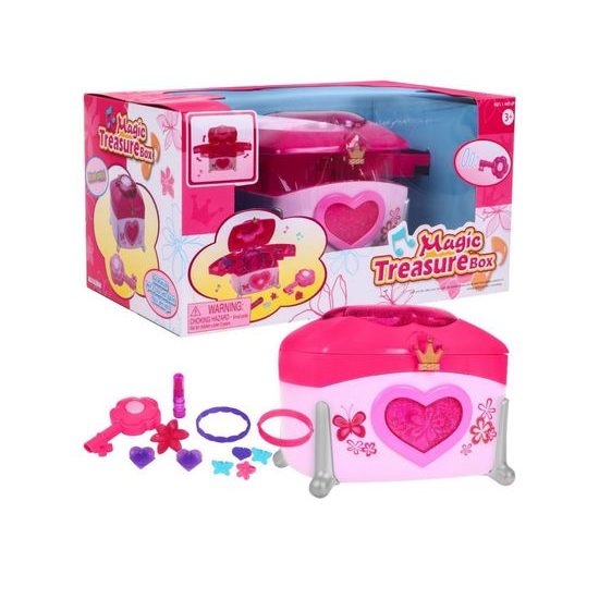 Majlo Toys šperkovnice pro děti se světlem,zvuky a příslušenstvím Magic Box