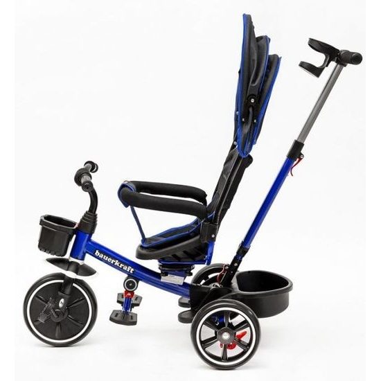 Ecotoys dětská tříkolka s otočným sedadlem X360 tmavě modrá