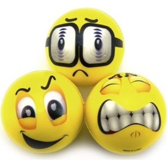 Míček pěnový smajlík - mix druhů