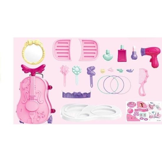 Dětská sada krásy v kufru ve tvaru houslí