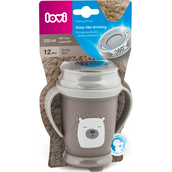 LOVI 1/599 Hrnek s uchem 250 ml JUNIOR BUDDY BEAR unisex