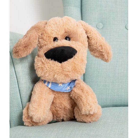 Plyšový pejsek Fredy 25 cm - hnědý