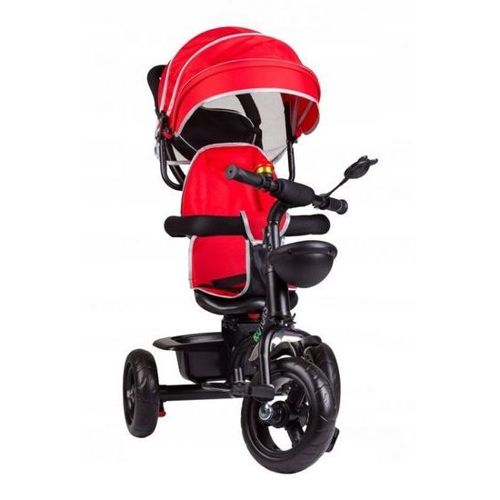 Ecotoys dětská tříkolka s otočným sedadlem Trike 2v1 červená