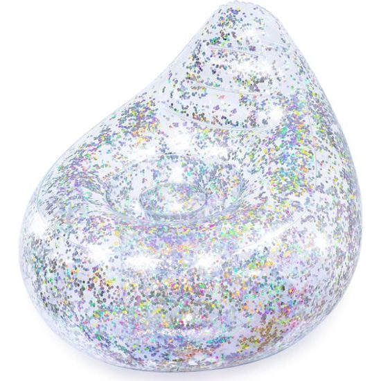Nafukovací třpytivé křeslo 72 x 72 x 64 cm Bestway 75105