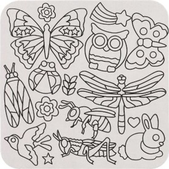 Kreativní sada - kouzlení s fóliovými obrázky třpytivé zvířata