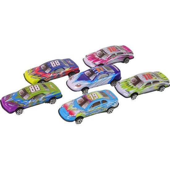 Sada kamionu a závodních aut 6 ks