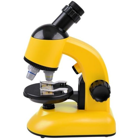 Dětský mikroskop na baterie Little Scientific žlutý