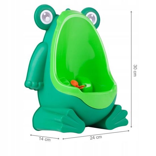 Dětský pisoár Žabka zelená