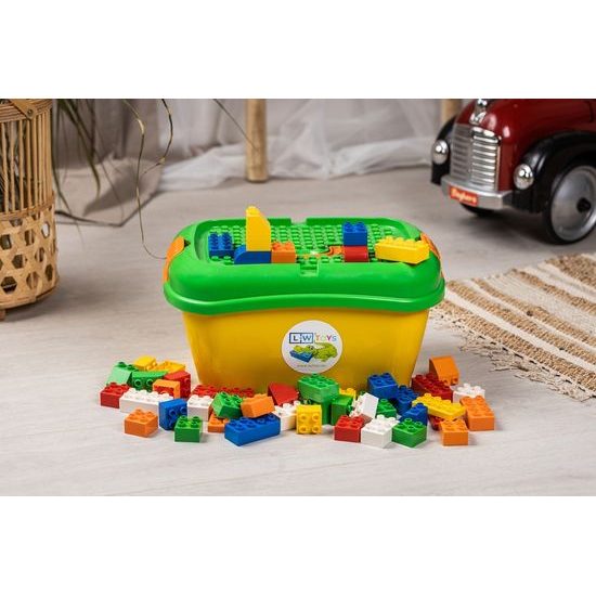 LW Toys Stavebnice pro nejmenší stavitele - JUNIOR KOSTKY 50 ks II.