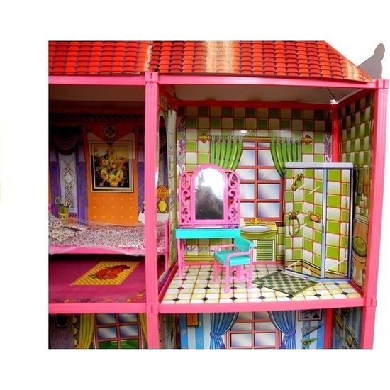 Velký domeček pro panenky s nábytkem
